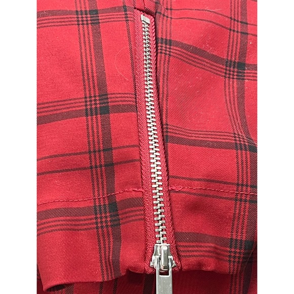 Weworewhat Red Plaid Overall Jumpsuit Red Plaid - Picture 6 of 9